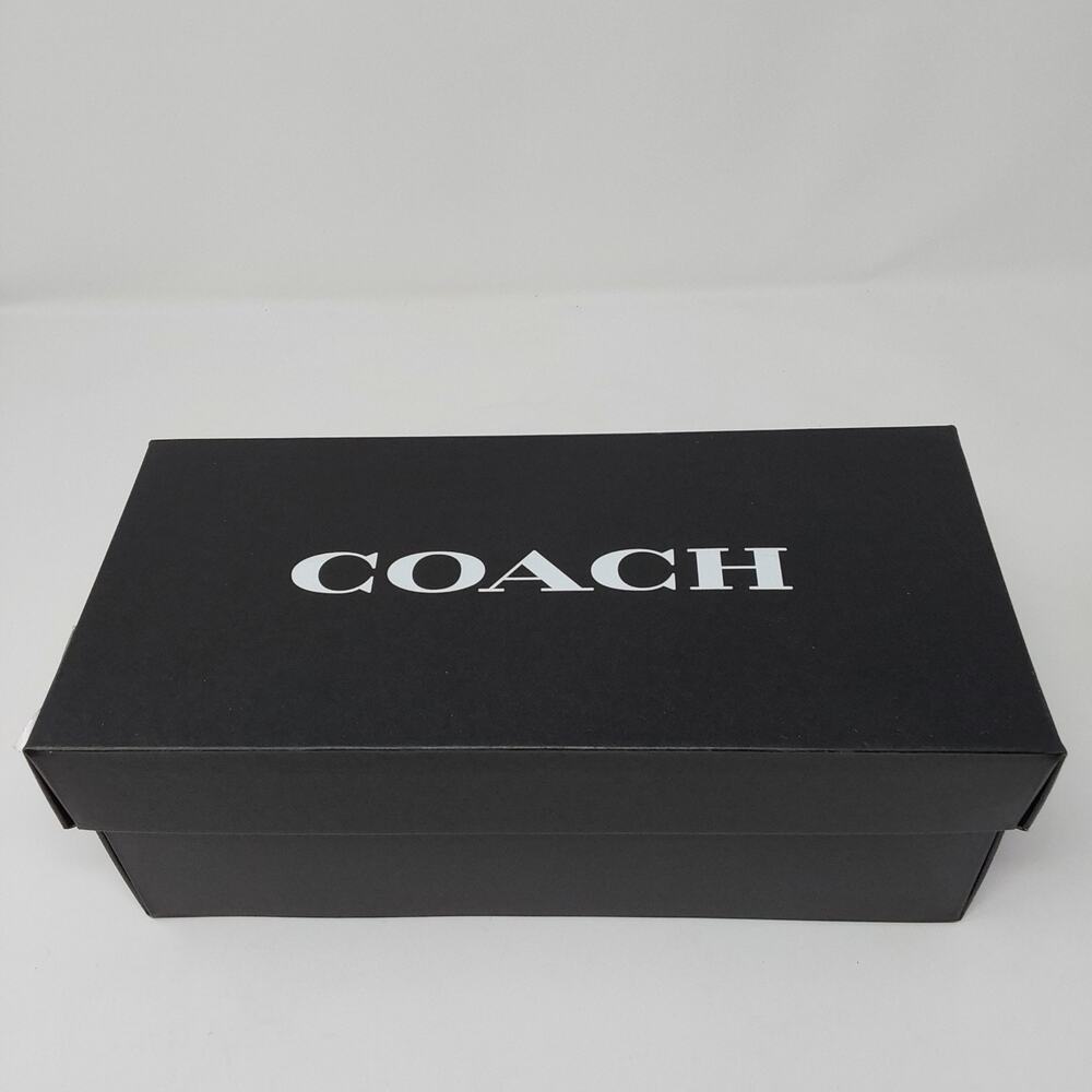 Coach Margot Dark Indigo Denim Buckle Heels Sandals Womens Size 8 - Picture 16 of 16